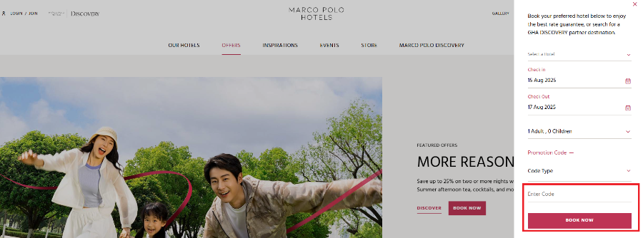 Marco Polo Hotels kupon