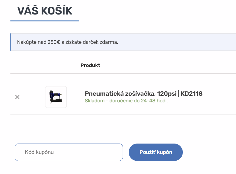 Prevádzkareň zľavový kód