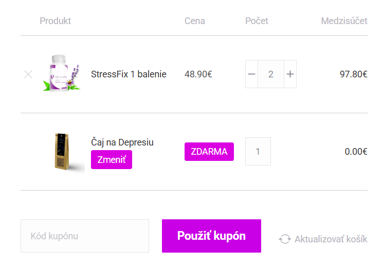 Stressfix.sk zľavový kód