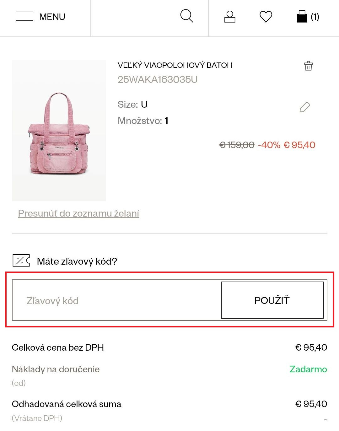 Desigual zľavový kód