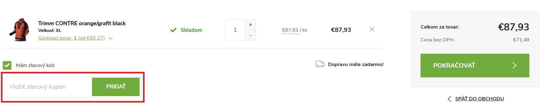 Outdoormarket zľavový kód