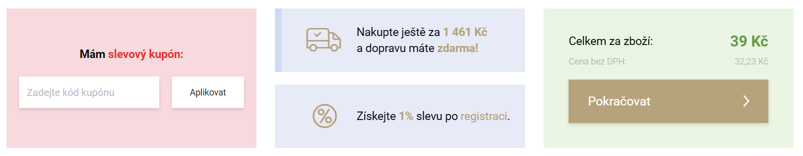 Destilerka.cz nákupný košík