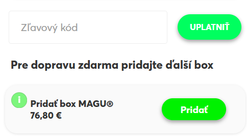MAGU zľavový kód
