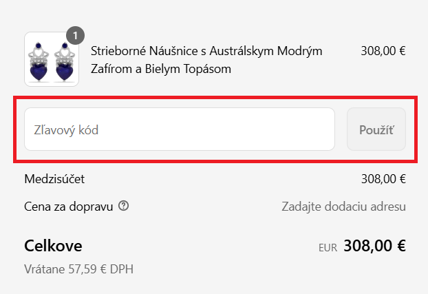 KlenotTV nákupný košík