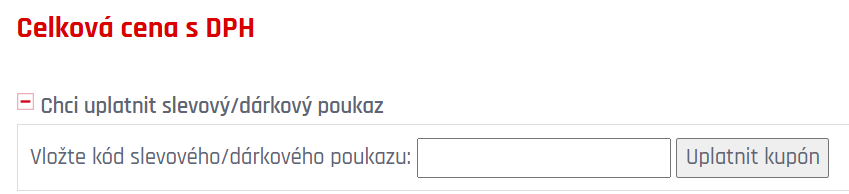 Spíme zľavový kód