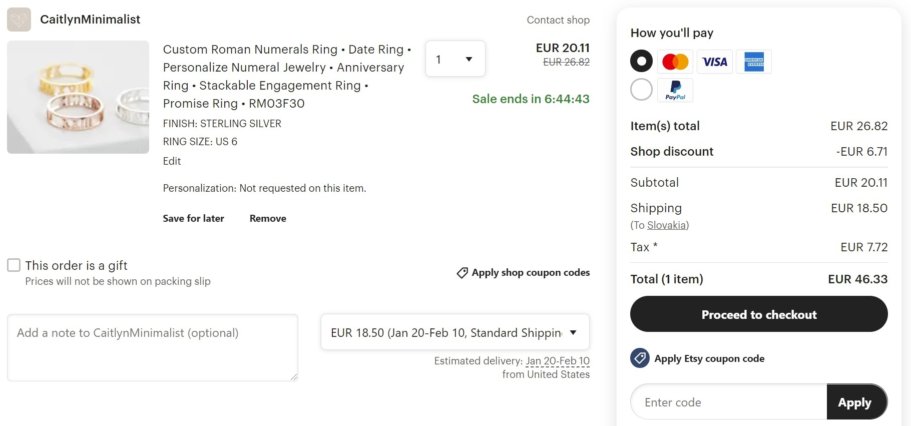 Etsy uplatnenie kupónu