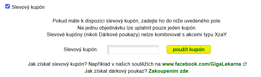 GigaLékárna.cz zľavový kód