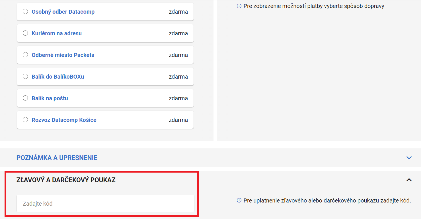 Datacomp zľavový kód